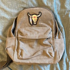 Mini canvas backpack
